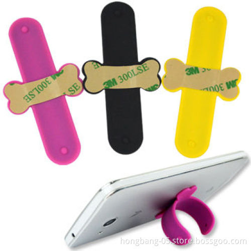 Amazing colorful one touch silicone mobile stand